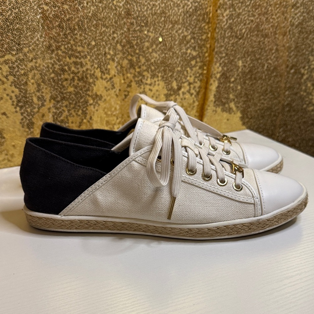 Michael Kors Kristy Slide sneakers sin Black and White Colorway - Picture 2 of 11